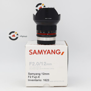 Samyang 12mm f/2.0 NCS CS Black (Fuji X) Usato 