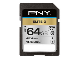Scheda SDXC PNY elite-x 64GB