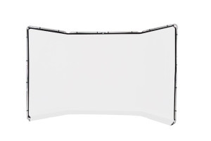Lastolite Fondale panoramico in tessuto da 4m colore bianco LL LB7623