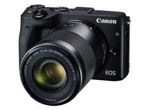 Canon EOS M3 nera + Obiettivo EF-M 18-55mm IS STM Usata