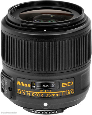 Obiettivo Nikon Nikkor AF-S 35mm f/1.8G ED Nital 