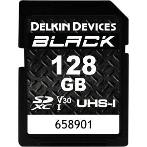 Delkin SDHC 128gb Serie Black Rugged UHS-I Classe10 U3 V30