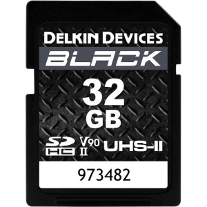 Delkin SDHC 32gb Black Rugged UHS-II Classe10 U3 V90