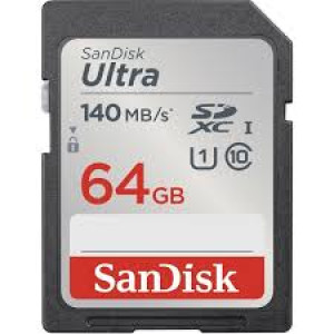 SanDisk 64GB SDXC Ultra Class 140 MB/s