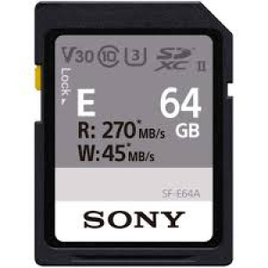 Sony 64GB SF-E Series UHS-II SDXC V30