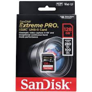 SanDisk 128GB SDXC Extreme Pro V60 UHS-II