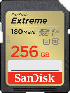 SanDisk 256GB SDXC Extreme 180MB/s