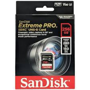 SanDisk 256GB SDXC Extreme Pro V60 UHS-II