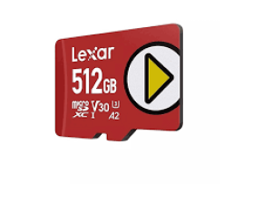Lexar 512GB Micro SD PLAY UHS-I V30