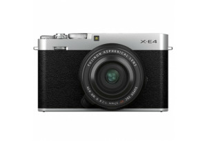 Fotocamera Mirrorless Fujifilm X-E4 + XF 27mm f2.8 R WR Silver