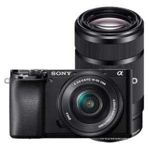 Fotocamera mirrorless Sony Alpha A6100 + 16-50mm + 55-210mm