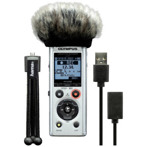 Olympus Registratore vocale digitale LS-P1 Podcaster Kit