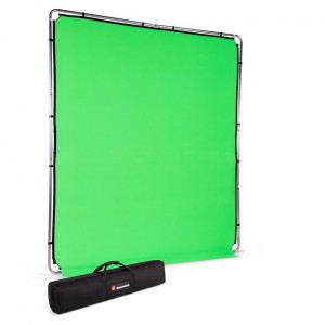 Fondale EzyFrame 2 m x 2,3 m Chroma Key Verde