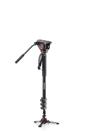 Manfrotto Monopiede Video XPRO+ con Testa Video e Base Fluida MVMXPRO500