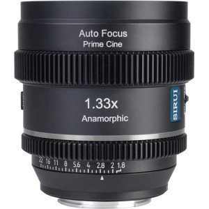 Sirui Anamorphic Lens 20mm T/1.8 1.33X S35 AF X-mount Neutral Flare