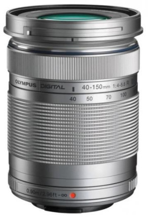 Olympus Zuiko 40-150 f4-5.6 R Silver Polyphoto Pari al nuovo