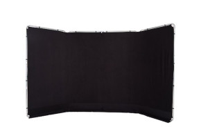 Lastolite Fondale panoramico in tessuto da 4m colore nero