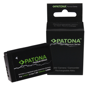 Batteria PATONA Premium compatibile Canon LP-E17 750D/800D/RP