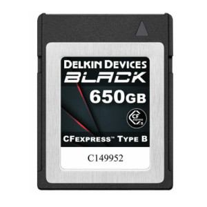 Delkin CFexpress 650gb Type B Serie Black- PCI Express 3.0