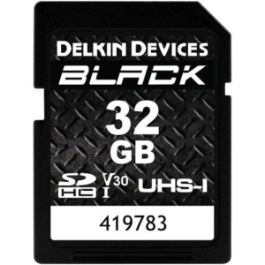 Delkin SDHC 32gb Serie Black Rugged UHS-I Classe10 U3 V30