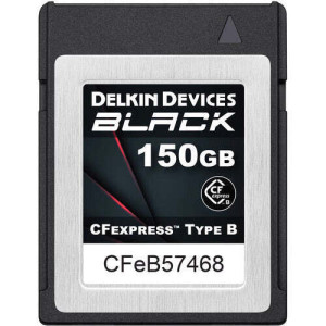 Delkin CFexpress 150gb Type B Serie Black- PCI Express 3.0