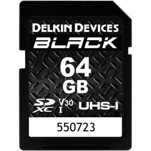 Delkin SDXC 64gb Black Rugged UHS-II 300MB/s V90