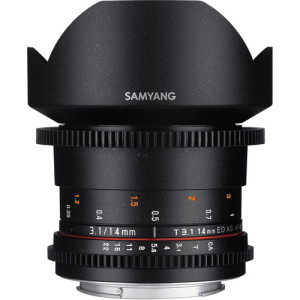 Obiettivo Samyang VDSLR 14mm T3,1 ED AS IF UMC Nikon