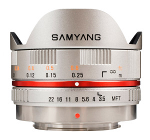 Samyang 7,5mm F3,5 UMC MTF silver 