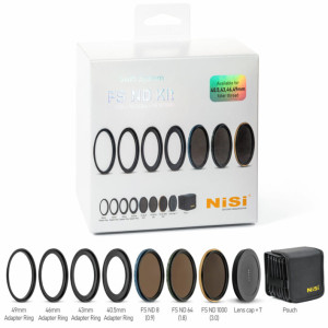 NiSi Kit Swift FS ND con ND8 (3 Stop), ND64 (6 Stop) e ND1000 (10 Stop) 49mm