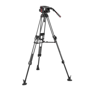 Manfrotto 509 Pro Testa video,treppiede 645 Fast Twin Carbon
