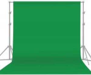 Trux Design Fondale di stoffa 3x3m Green screen con borsa