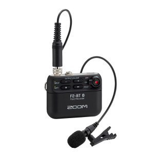 Zoom F2-BT Registratore Digitale Bluetooth con Microfono Lavalier