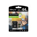 Scheda Pny micro SDHC 32GB+microSDXC 64GB
