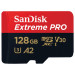 SanDisk micro SDXC Extreme Pro 128GB 200MB/s V30