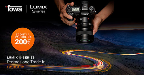 promozione panasonic serie S fotocamere mirrorless sconto lumix S1 S1R solodigtali roma