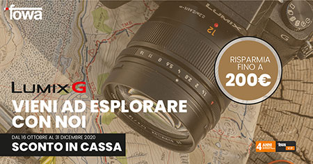 promozione panasonic serie G fotocamere mirrorless solodigitali roma