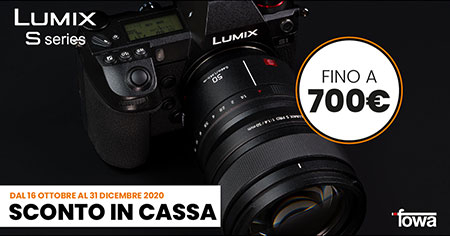 promozione panasonic serie S fotocamere mirrorless solodigitali roma