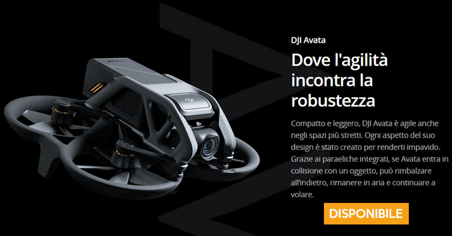 Avata online drone vendita DJI Avata prezzo scontato solodigitali roma