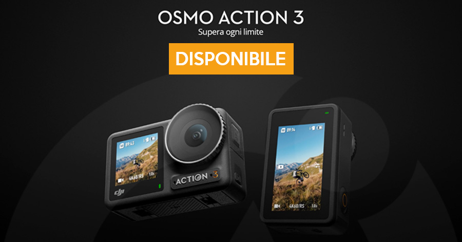 Osmo Action 3 online DJI Osmo vendita miglior prezzo Solodigitali Roma