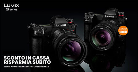 promozione panasonic serie S fotocamere mirrorless finanziamento lumix G solodigitali roma